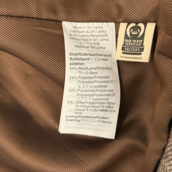 Madewell Larsen Oversized Plaid Blazer -  Size Small - Herringbone - Picture 7 of 7